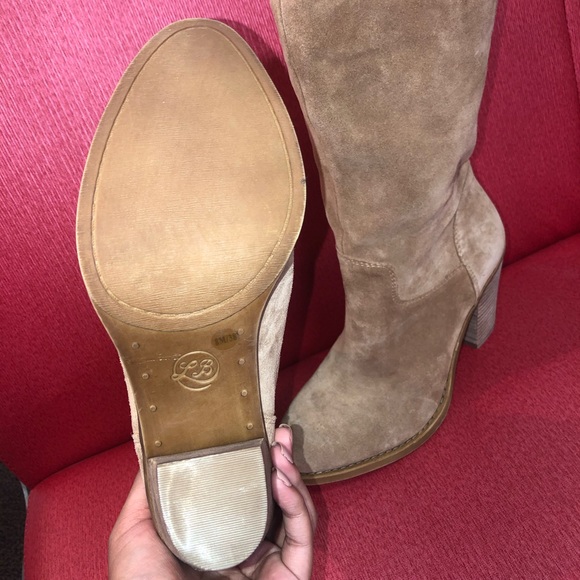 Lucky Brand Lefara Slouch Shaft Block Heel Boots - Picture 5 of 8